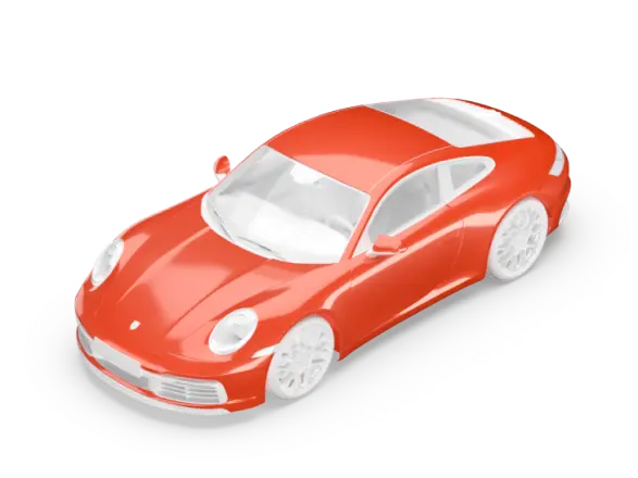 Schéma PPF pose complète sur la carrosserie